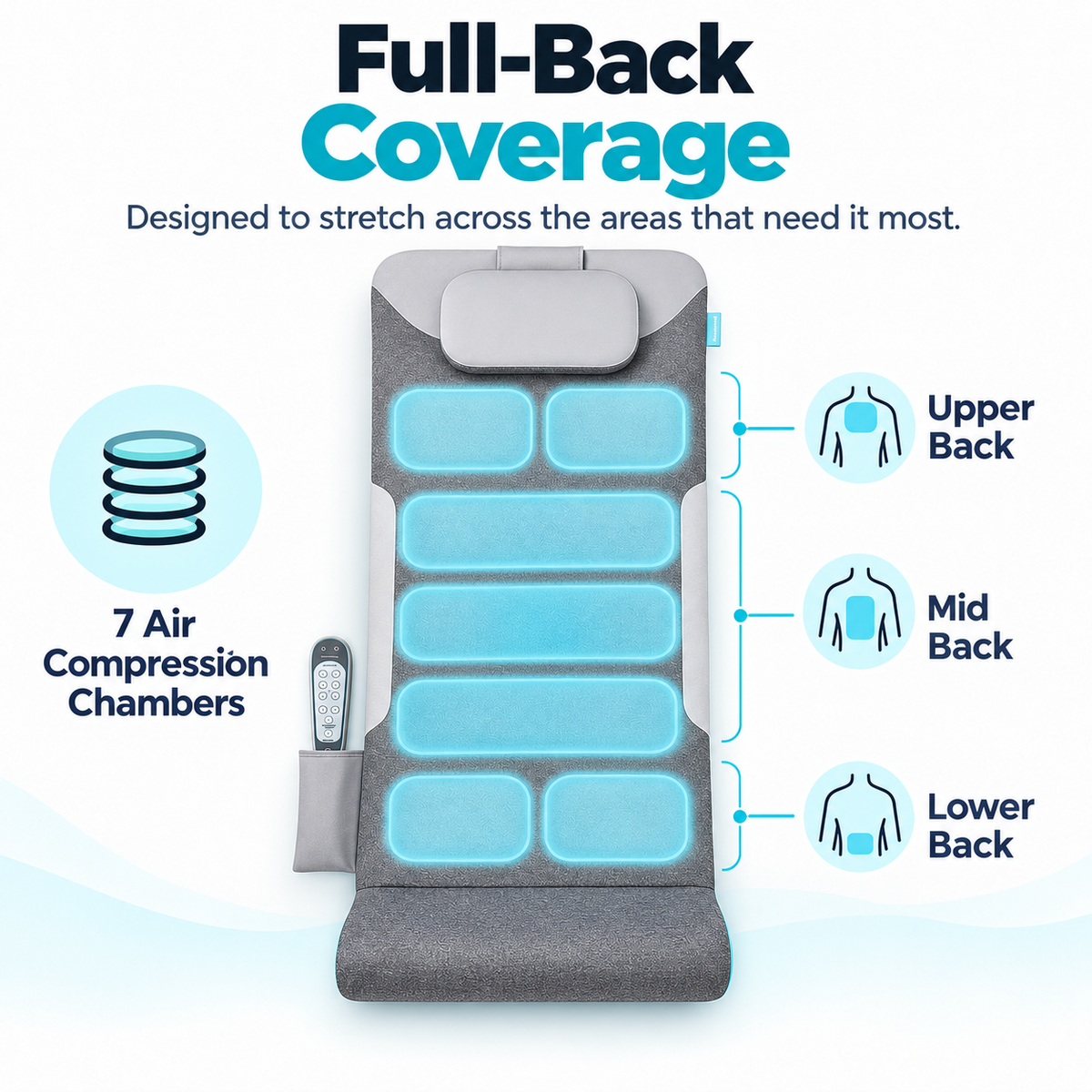 Air Compression Back Stretching Mat