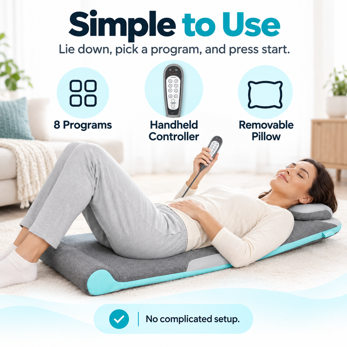 Air Compression Back Stretching Mat